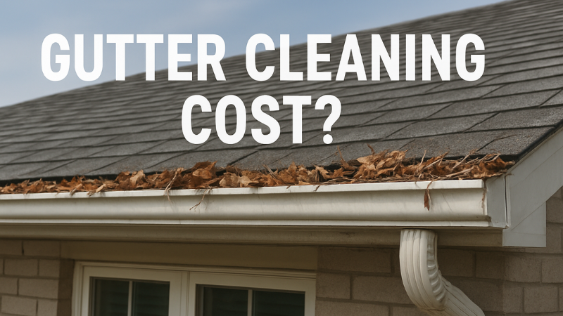 Gutter Cleaning Cost: What to Expect in 2025
