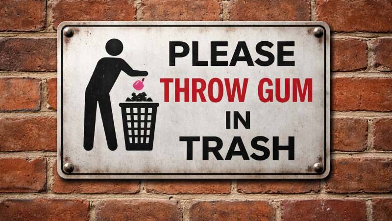 Say Goodbye Gum: Tips and Tricks for a Fresher Space