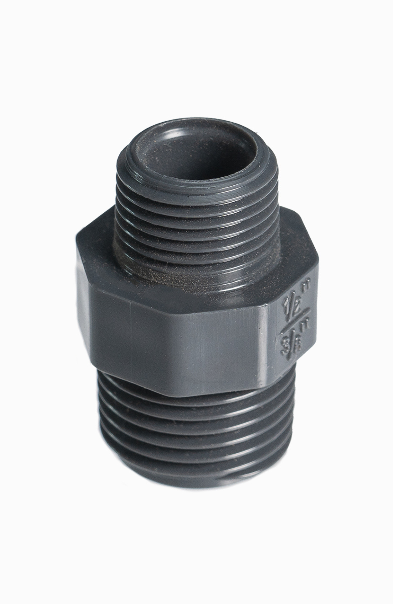 Ionic Systems 1/2in. m x 3/8 in.m Plastic Reducer - R0984