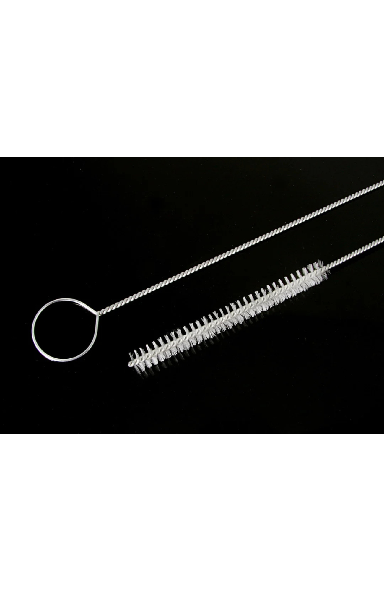 Cepillo Braun - Cepillo tubular de nailon con punta lisa, 3/8" de diámetro exterior x 36" de longitud total, 3,5" de presión - 113836