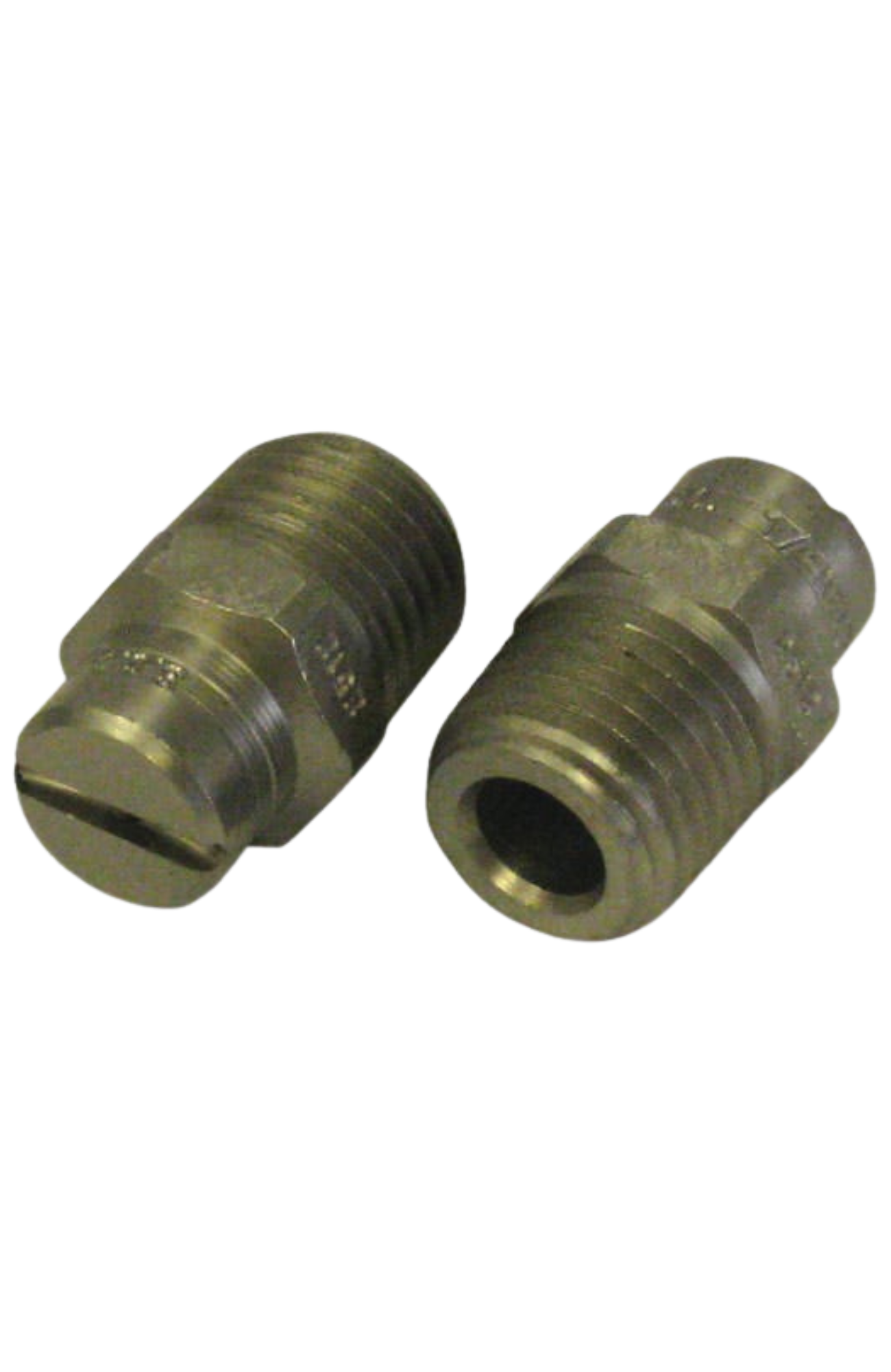 Suttner MNPT Size 2 stainless steel spray nozzle with 0°, 15°, 25°, 65° options 