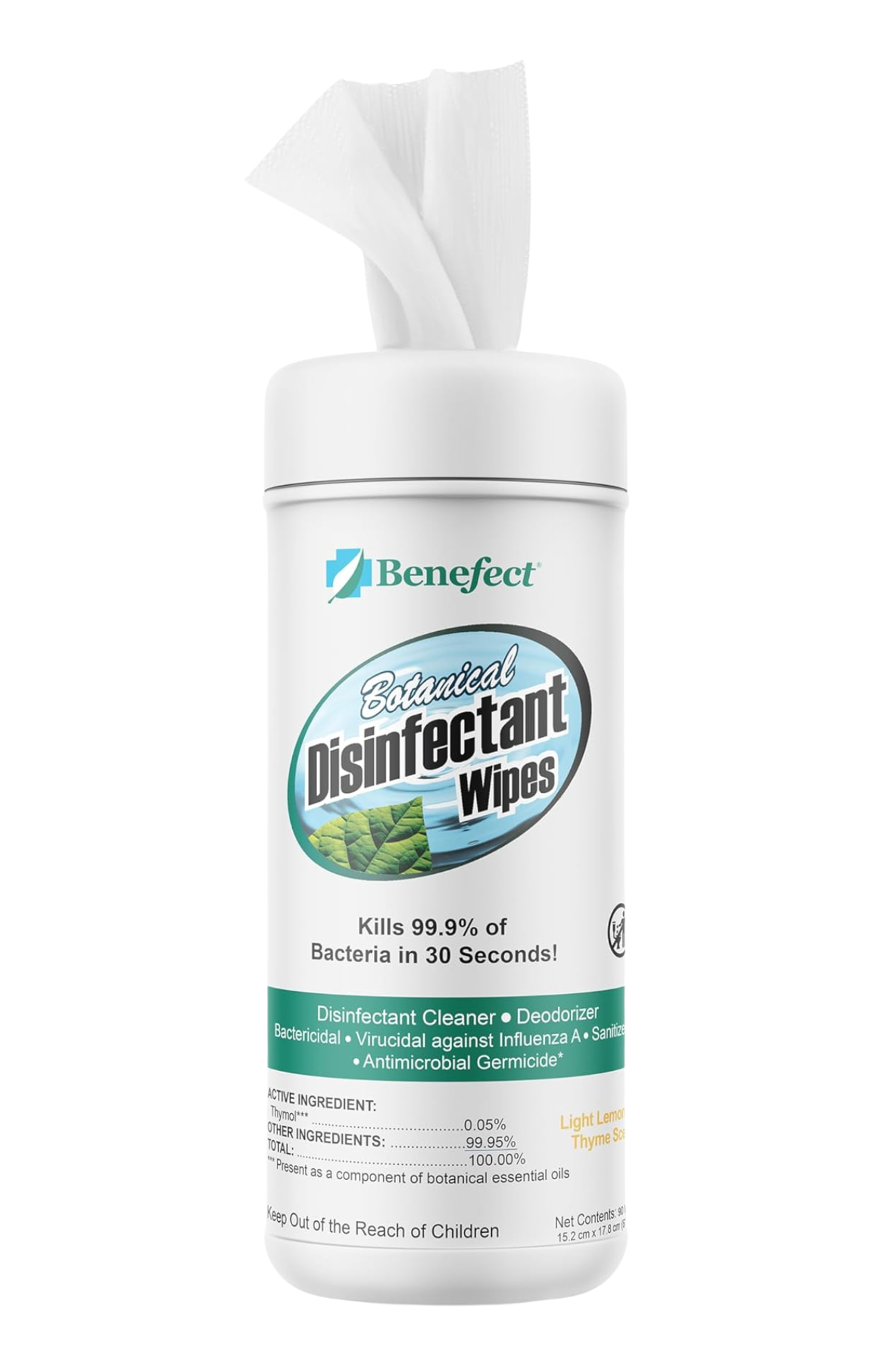 Benefect Biodegradable Wipes Sm