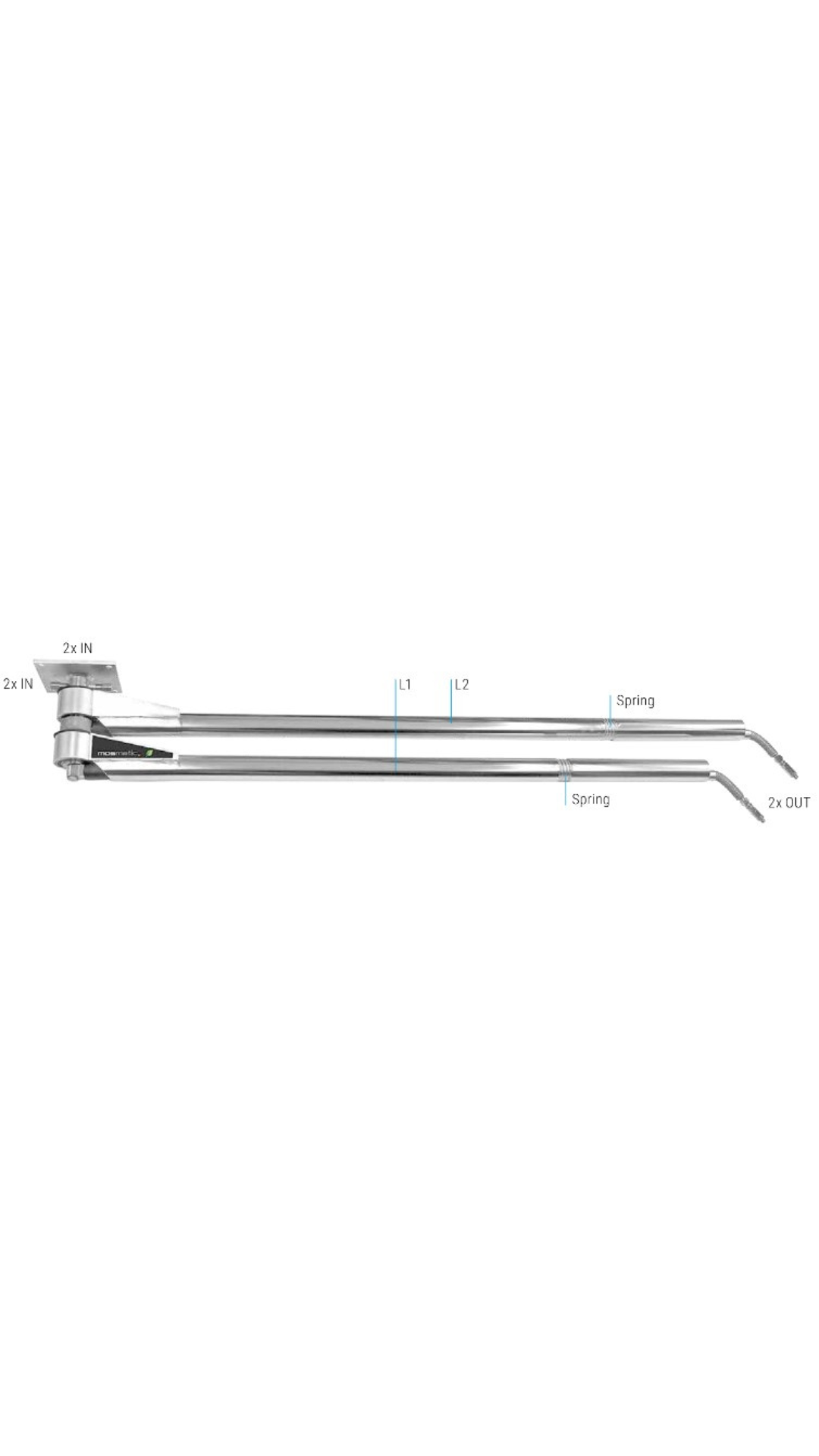 Mosmatic – Dual Ceiling Boom - DDF - 4ft 9in - 63.409