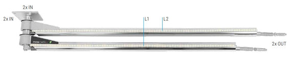 Mosmatic Ceiling Boom with Led Lighting - DDPBI - Without Control Box - 4ft 9in - 67.609