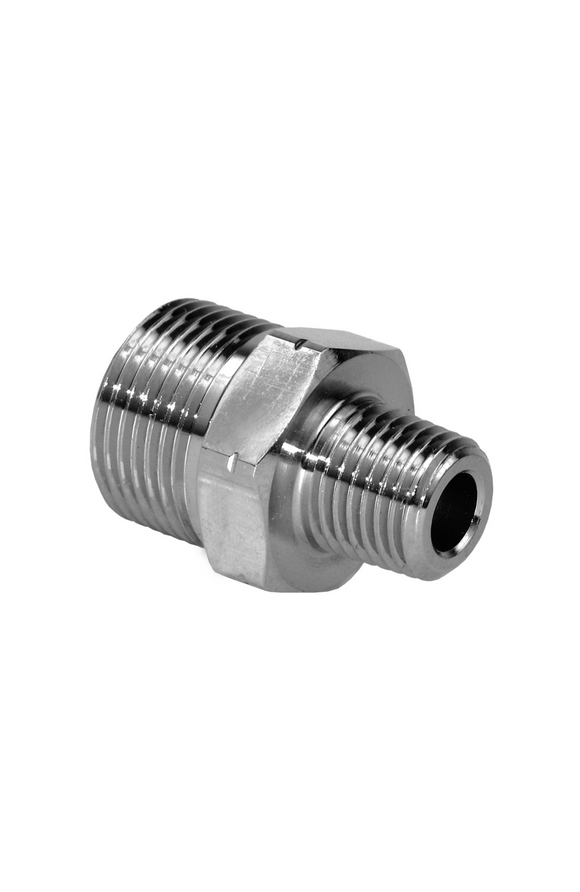 Mosmatic VER Straight Adapter - Stainless