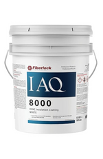 Fiberlock IAQ 8000 - HVAC Insulation Sealer - White 5 Gallon