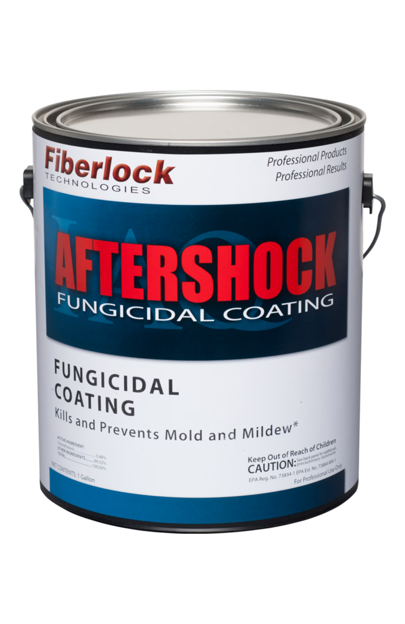 Fiberlock AfterShock Fungicidal Coating – White 1 Gallon – Clean Direct ...