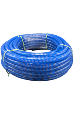 Blue Crushproof Suction Hose