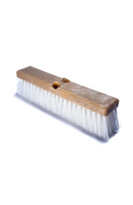 Braun Brush 213-14 napping brush with 13.5" block and 2.5" crimped nylon bristles, designed for grooming carpets and removing cleaning imperfections.