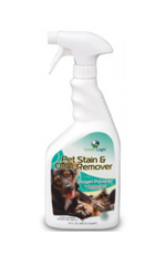 CORE GLPSO-Ready Green Logic™ Pet Stain & Odor Remover 32 oz. spray bottle, hydrogen peroxide cleaner with orange oil for removing urine, vomit, and feces stains.