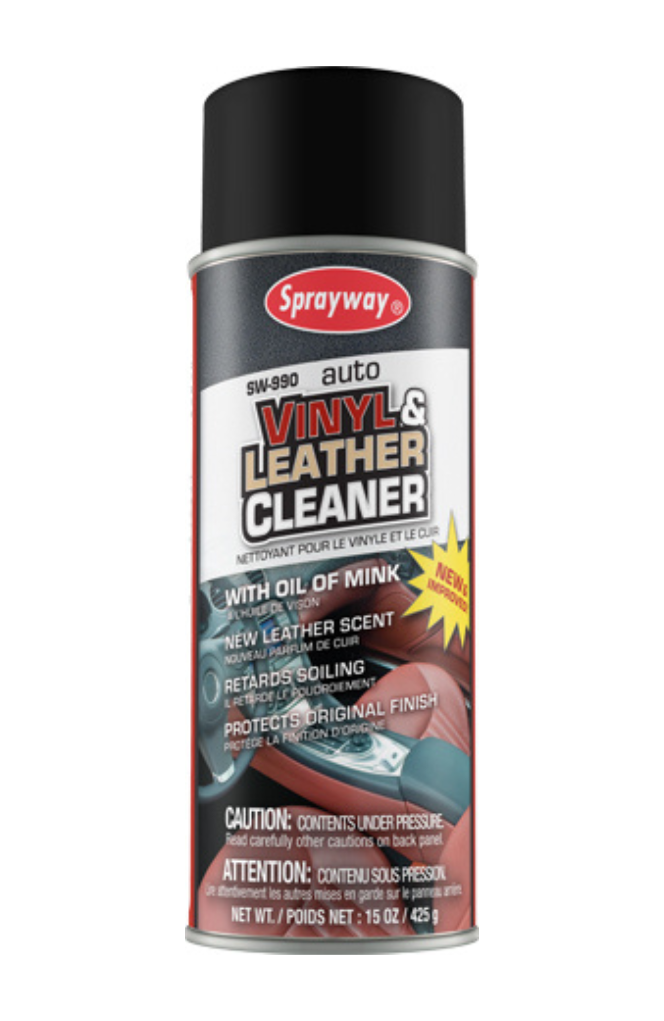Sprayway -  Vinyl & Leather Cleaner - 15 oz. - SW990