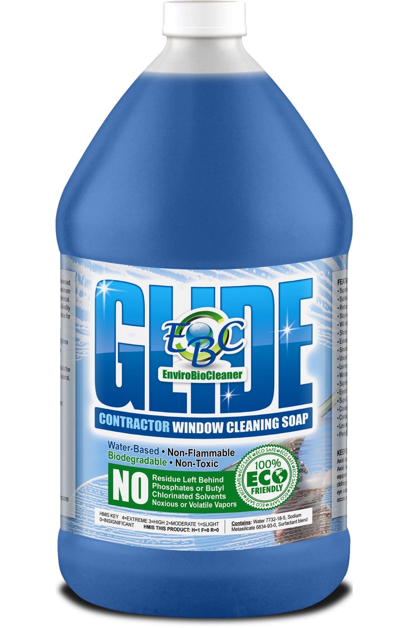 EBC Glide Glass & Window Cleaner 1 Gallon