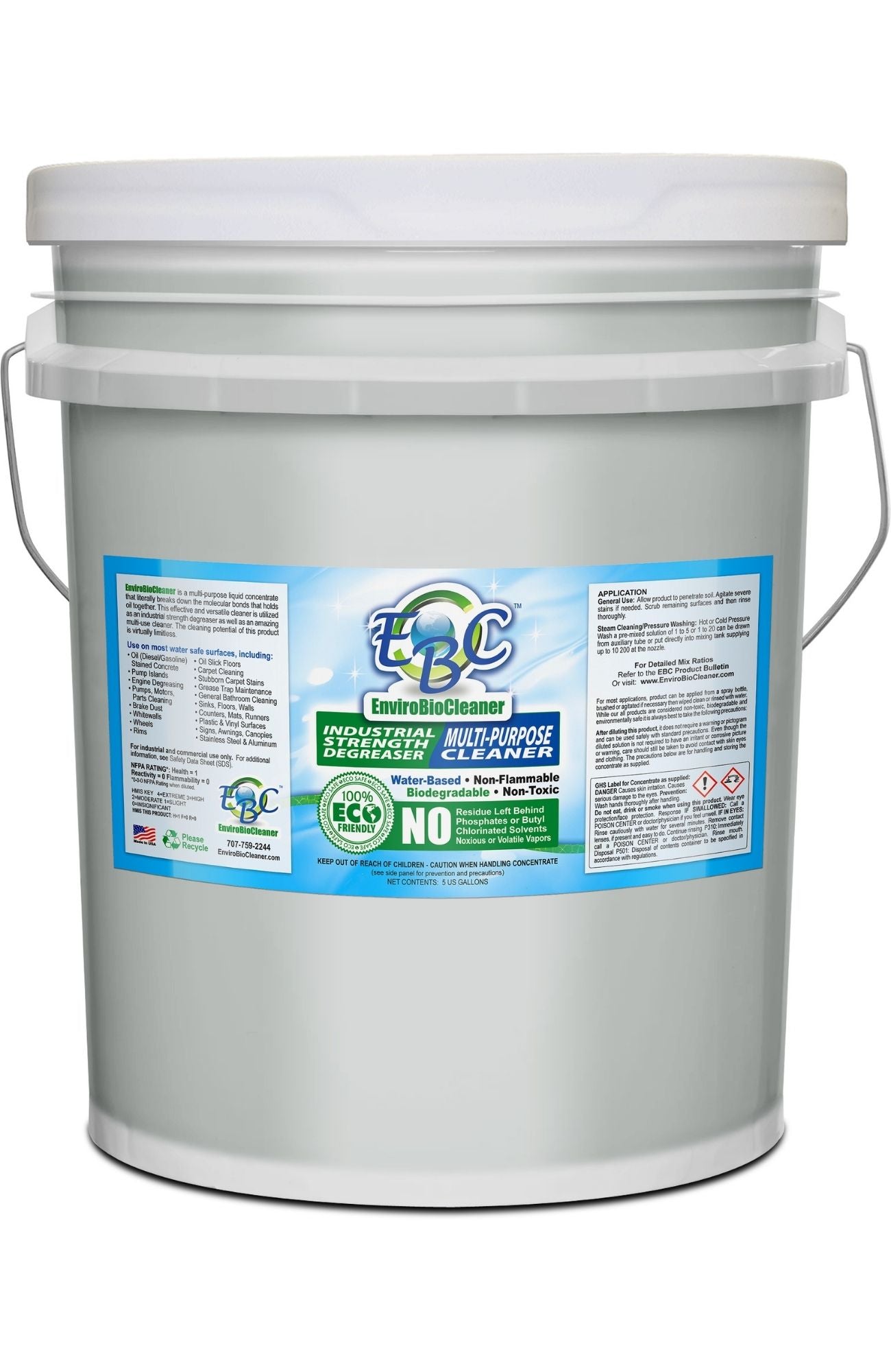 EBC Multipurpose Cleaner And Degreaser 5 Gal Pail
