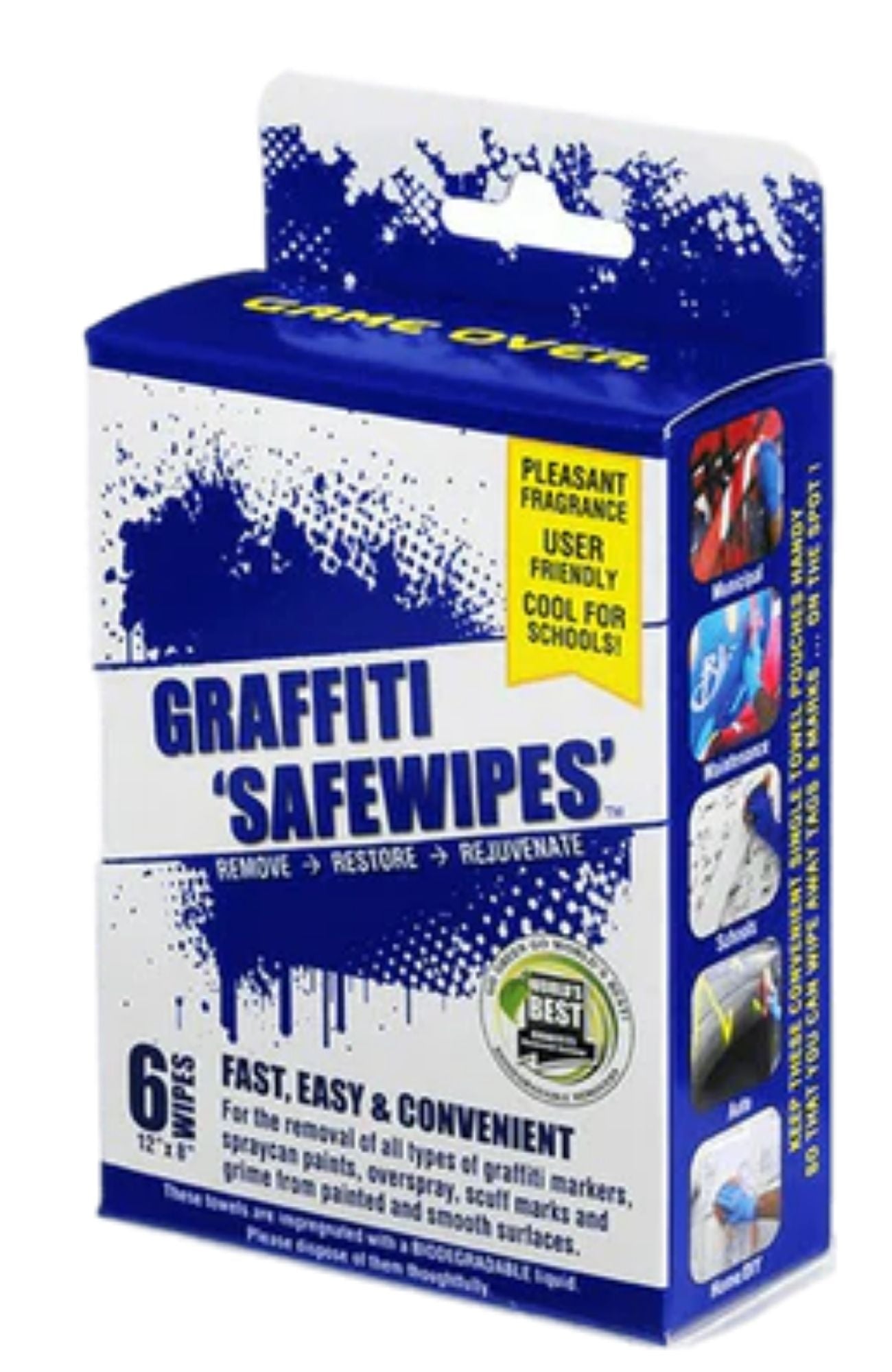 Graffiti Safewipes Sample