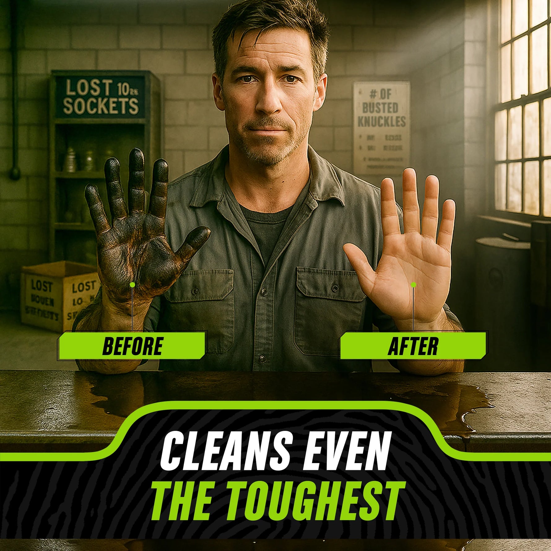 Ultra HD Walnut Hand Scrub Cleans Even the Toughest Grease