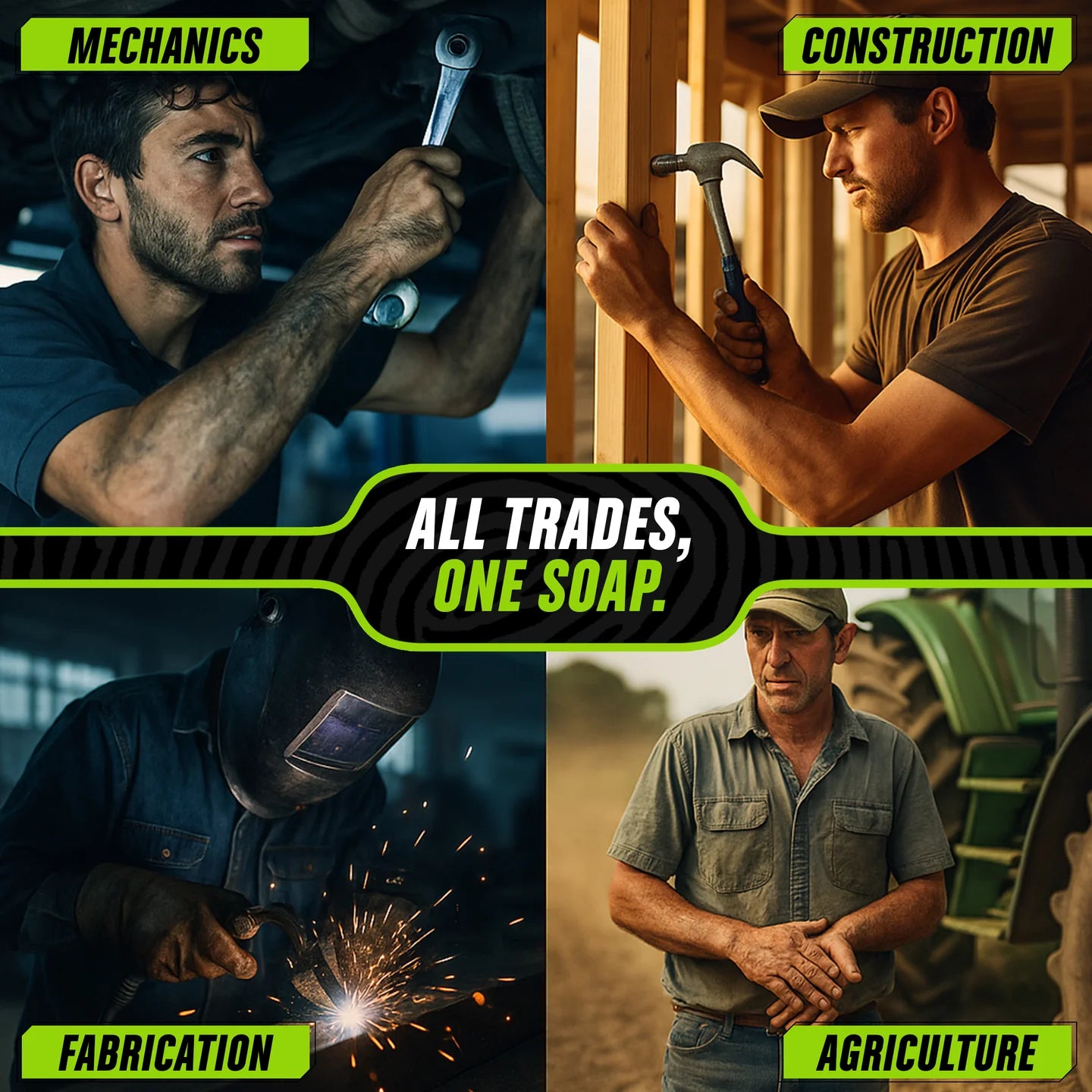 Ultra HD Walnut Hand Scrub, All Trades One Soap