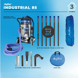 SkyVac 85 Elite Picture 6 Pole Package with Drain Hose and Sieve Basket | Gutter Cleaning System |