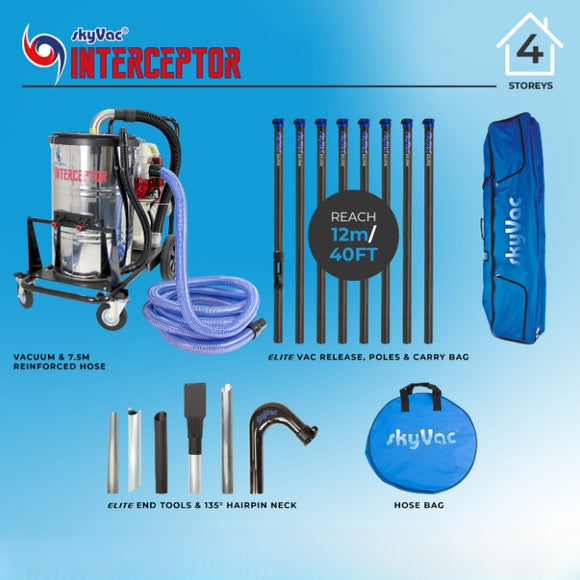 SkyVac Interceptor | Gutter Cleaning System | Feature Image