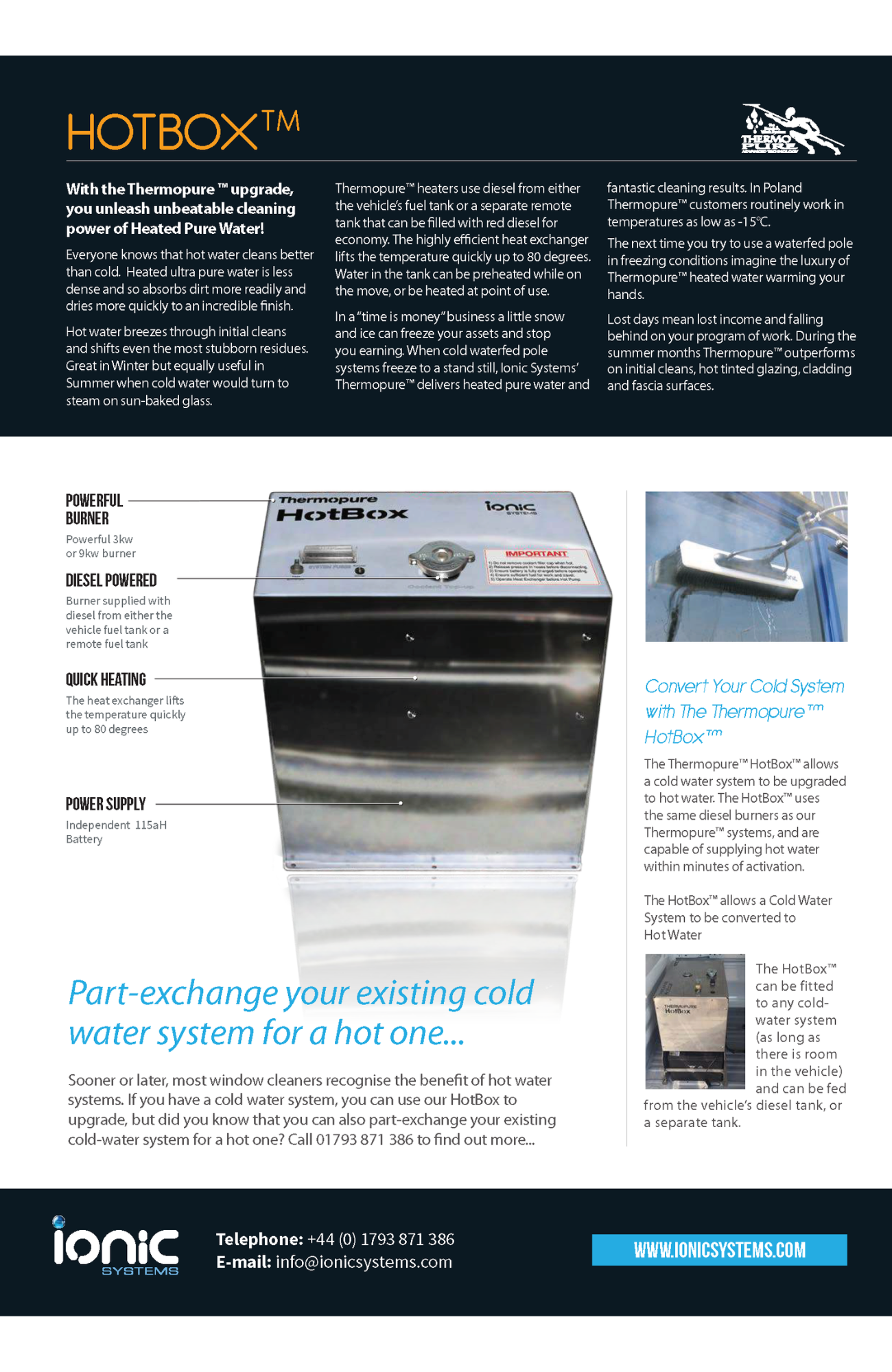 Ionic Systems Hotbox Brochure