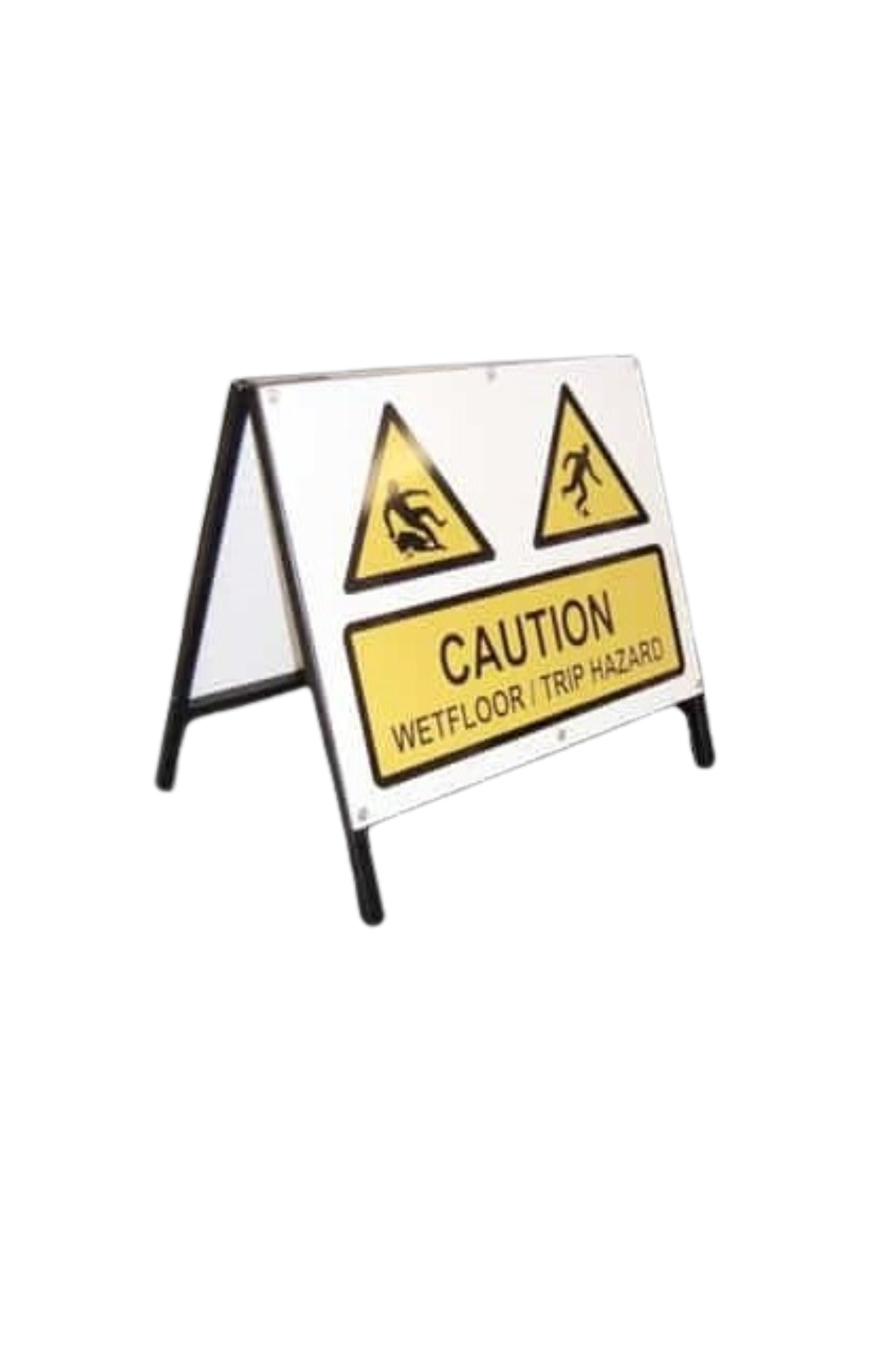 Ionic Systems Warning Sign Heavy Duty Double Sided (Trip Hazard/Wet Floor)