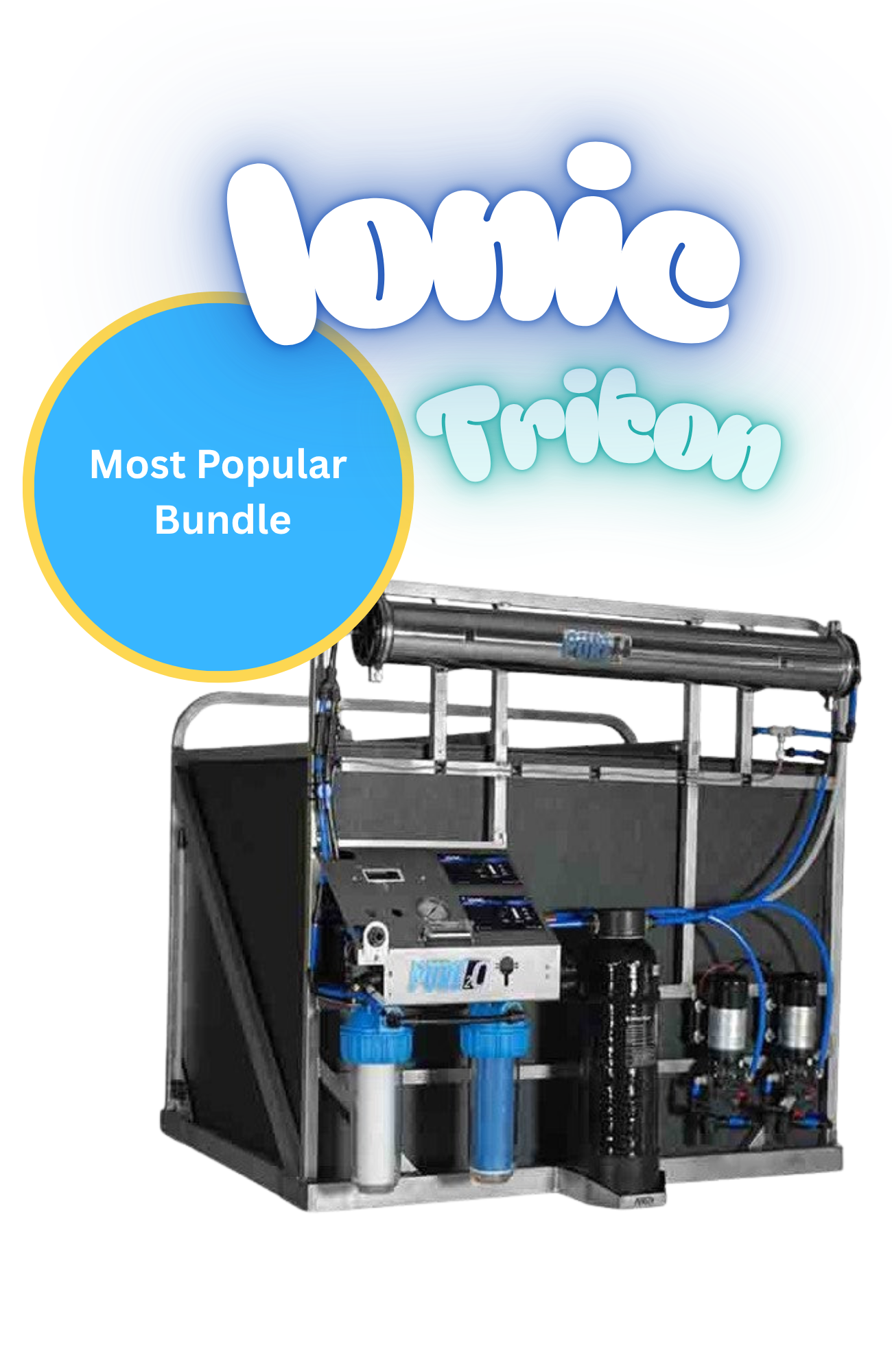 Ionic Pure20 Triton Van Mounted Pure Water Window Cleaning System Most Popular Bundle