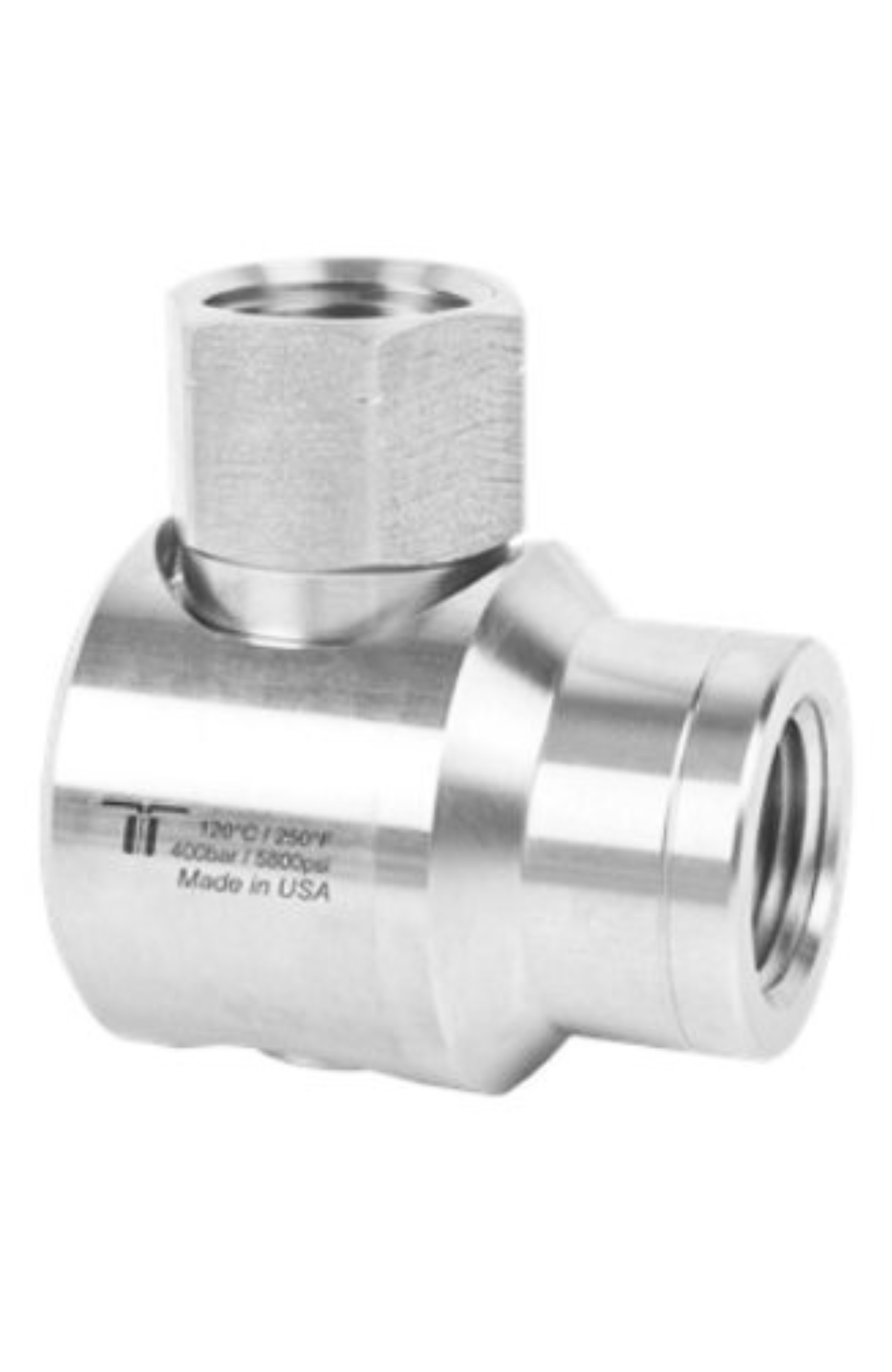 Mosmatic WDEI Swivel 43.571 - 1/4" NPTF x NPTF, 7300 PSI Stainless Swivel