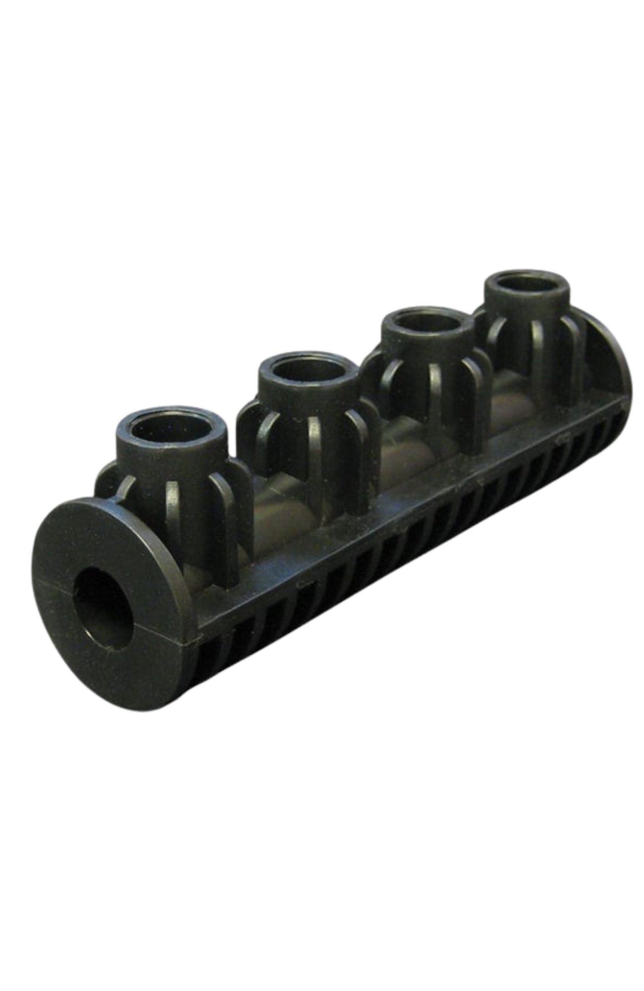 Suttner nozzle holder 20002515 for 4 quick connect nozzles, durable polymer construction, compact design.