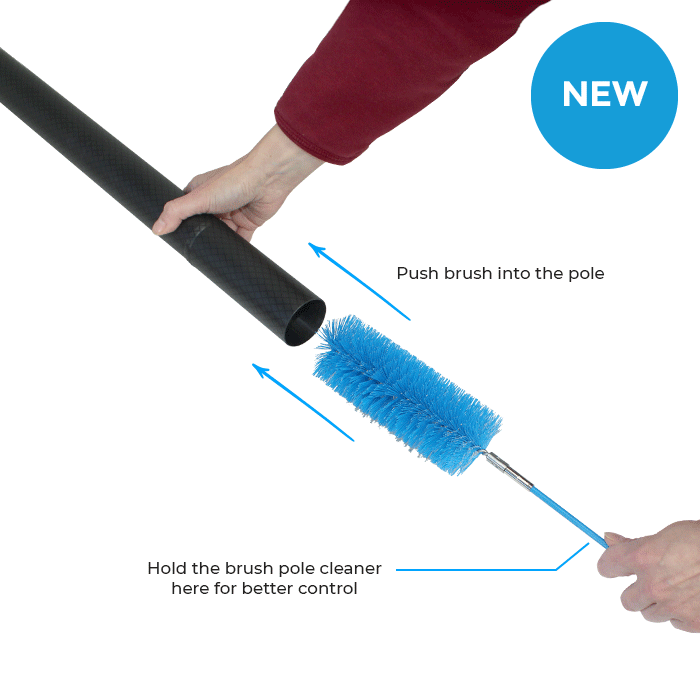 SkyVac Pole cleaning brush cleaning pole