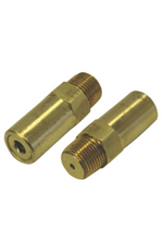 Suttner pressure relief valve 900000069 in brass with 3/8" MPT inlet, rated 1000–4000 PSI with end discharge.