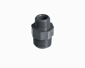 Ionic Systems 1/2in. m x 3/8 in.m Plastic Reducer - R0984