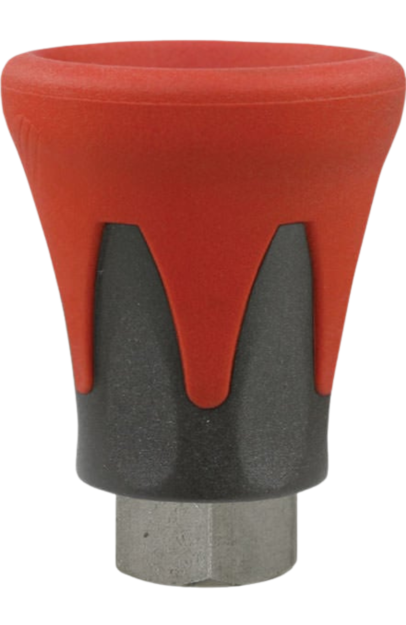 Suttner ST-10 stainless steel nozzle protector 200010720 with 1/4" FPT inlet/outlet, soft edge design.