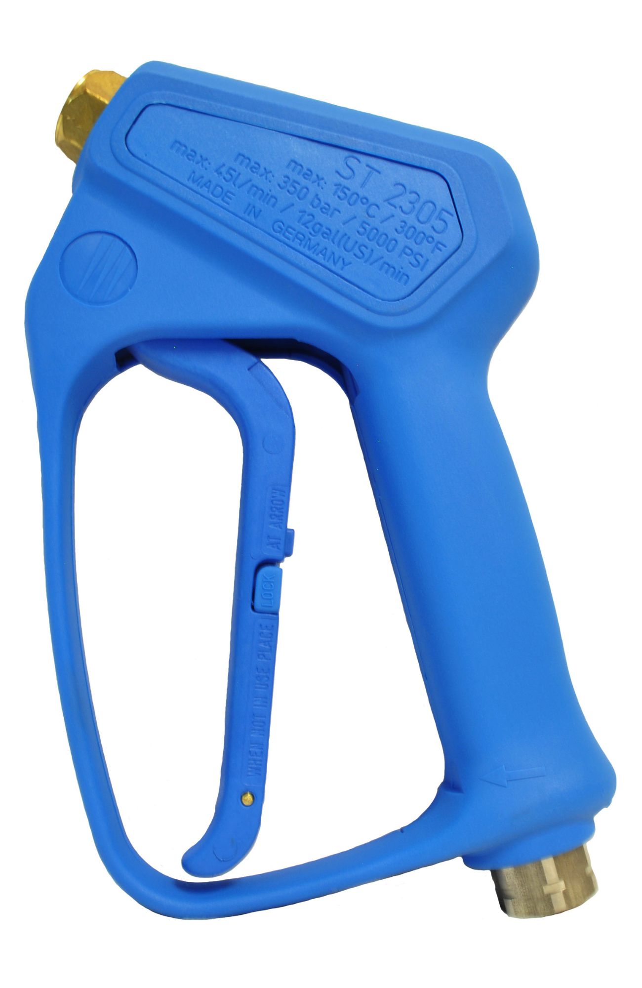 Suttner ST-2305 spray gun blue 3/8" FPT swivel inlet KEW QC outlet 5000 PSI ergonomic design