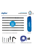 SkyVac®️ Hybrid Clamped Pole Advanced 6 Pole Set
