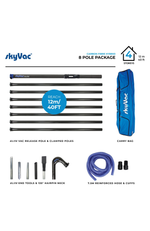 SkyVac®️ Hybrid Clamped Pole Advanced 8 Pole Set
