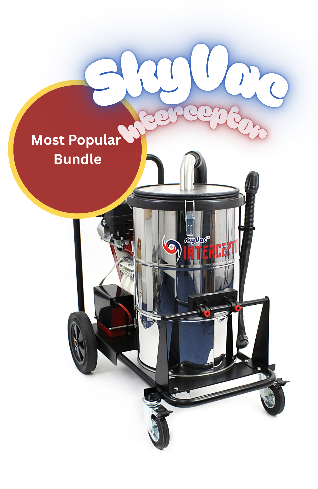 SkyVac® Interceptor Gutter Vac Most Popular Bundle