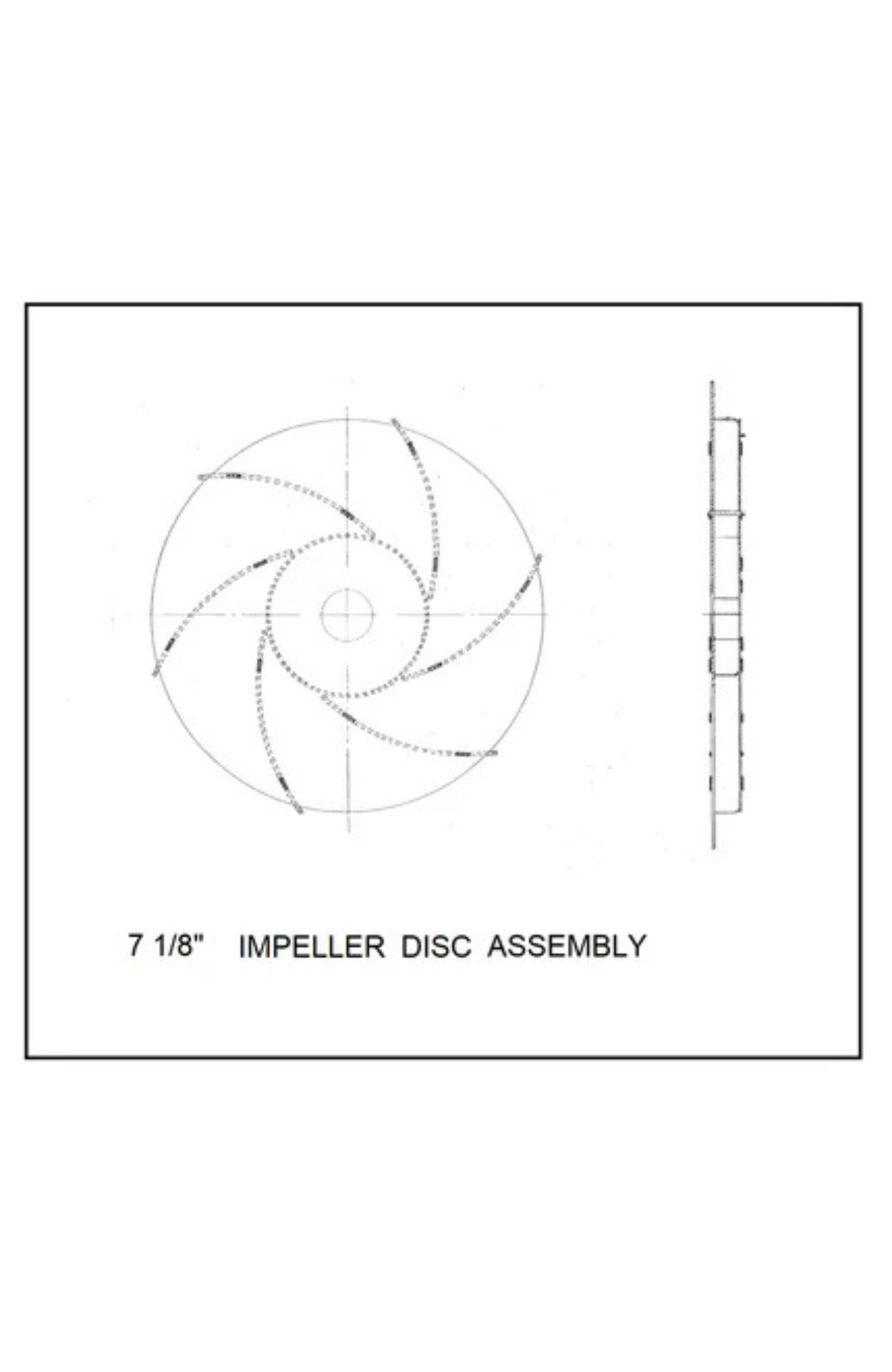 SkyVac®️ Interceptor Turbine Parts - Impeller Disc Assembly