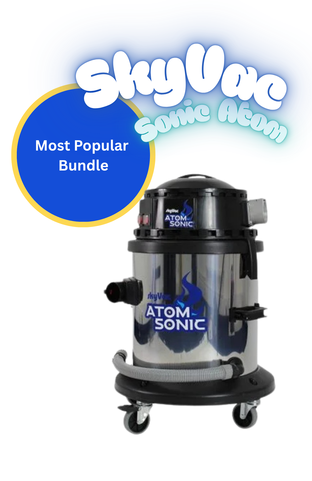 SkyVac® Sonic Atom Gutter Vac Most Popular Bundle