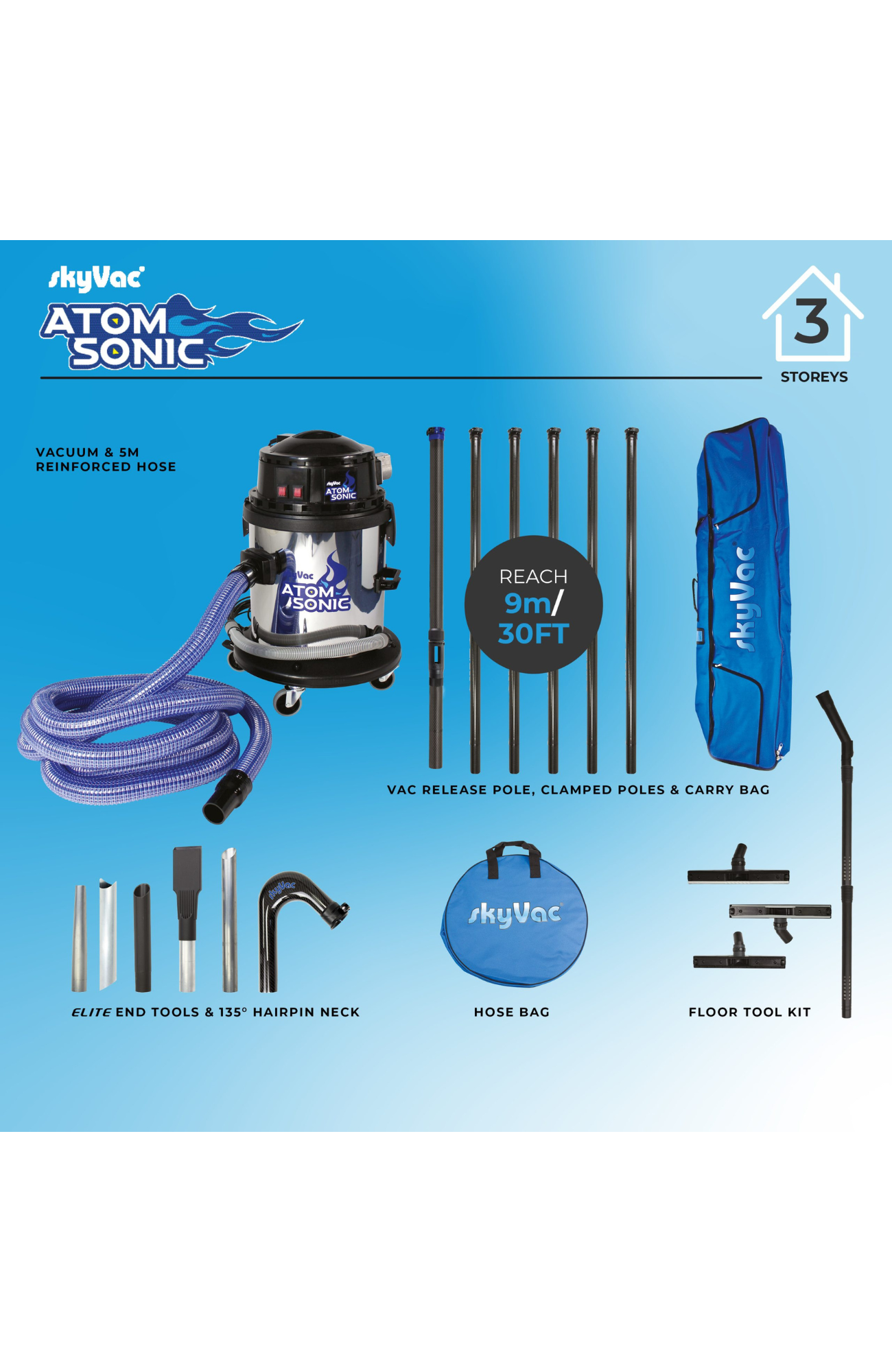 SkyVac®️ Sonic Atom (You Choose) 6 poles
