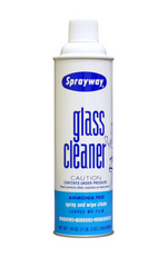 Sprayway SW050 Glass Cleaner 19 oz aerosol can, ammonia-free foam formula with perfume-grade alcohol for streak-free cleaning of windows, mirrors, and windshields.