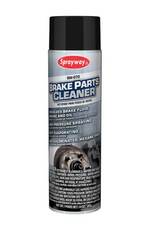 Sprayway SW070 Brake Parts Cleaner 20 oz aerosol can, non-chlorinated, hexane-free high-pressure spray for removing grease and grime from brake components.