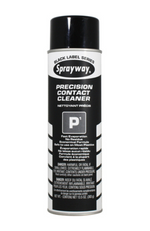 Sprayway SW293 Precision Contact Cleaner 20 oz aerosol can, 13.5 oz net weight, fast-drying non-corrosive formula for cleaning and protecting electronic components.