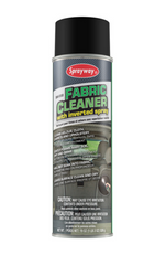 Sprayway SW558 Fabric Cleaner with Inverted Spray 20 oz aerosol can, 19 oz net weight, high-foam formula cleans upholstery and fabrics without leaving them wet.