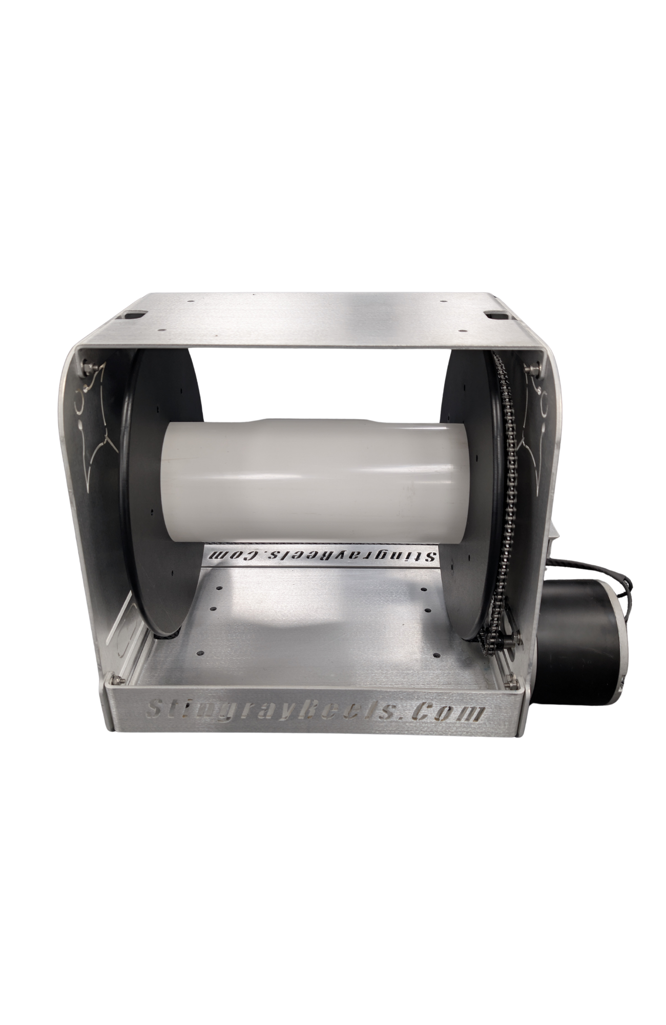 Disruptor Stingray Manta 12" Hose Reel - Electric - Rear View