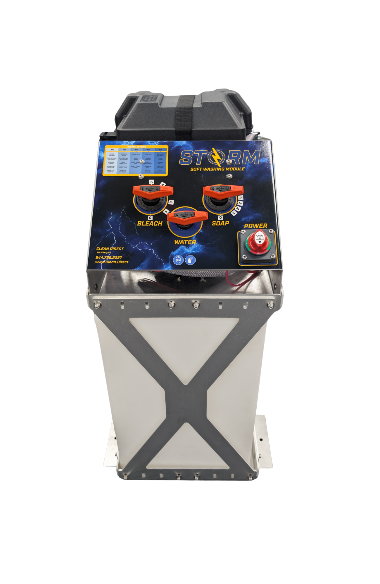 STORM - Modular & Metered Soft Wash System - Cat 1 - Front View