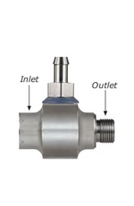Suttner Chemical Injector Size 4 – 200160505, stainless steel, 3/8" F to 3/8" M, 1000–5000 PSI, with metering nozzles
