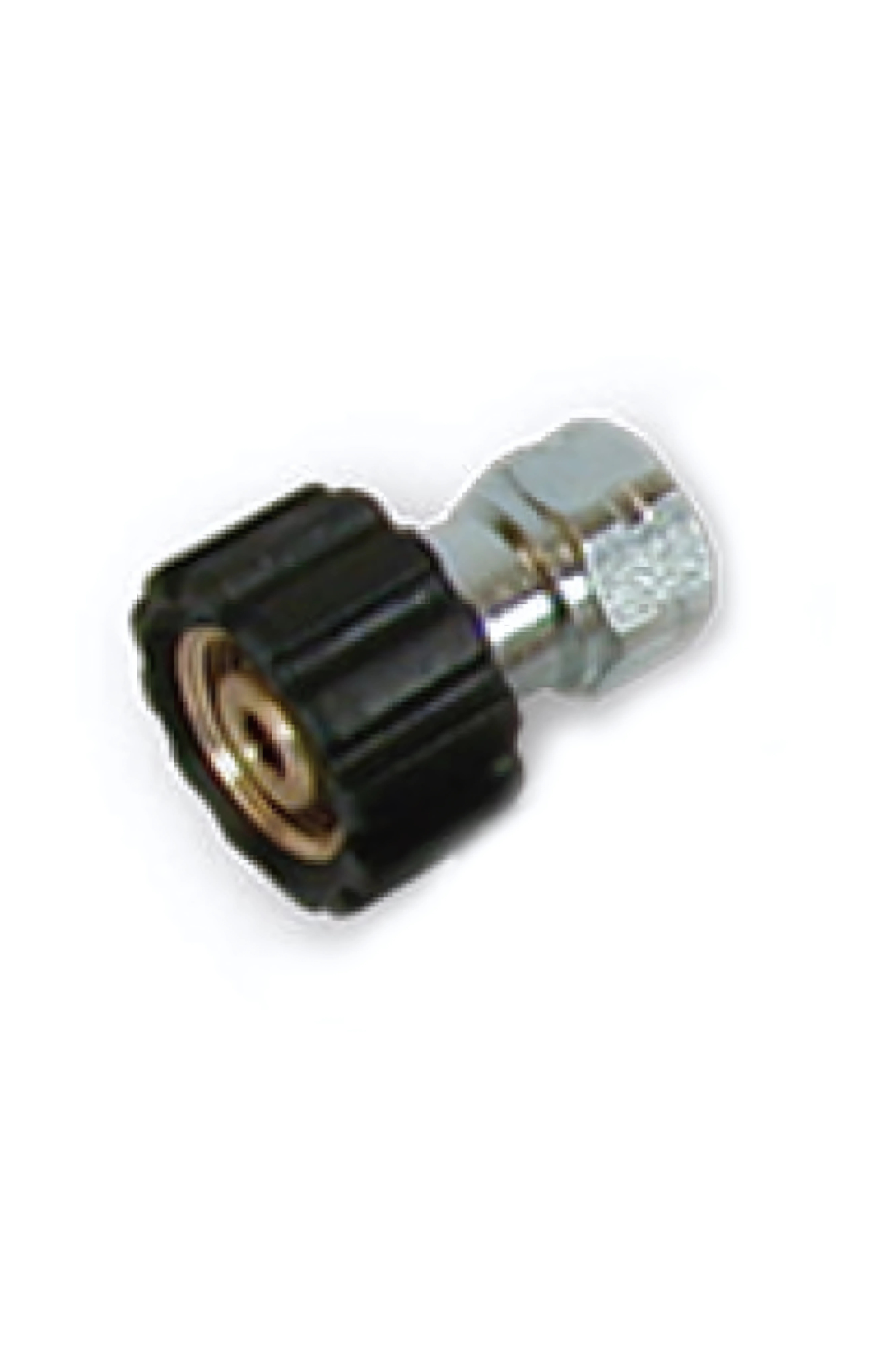 Suttner ST-40 (A) Brass Screw Coupling 200040800, 1/4" FPT to M22, 5800 PSI high-pressure fitting
