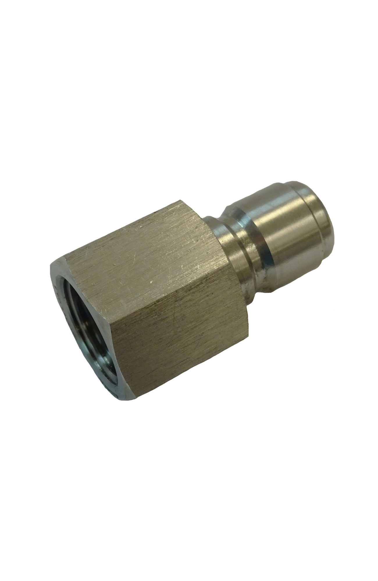 Suttner 3/8" FPT Plug 1000SS171, stainless steel economy plug, 6300 PSI quick connect fitting