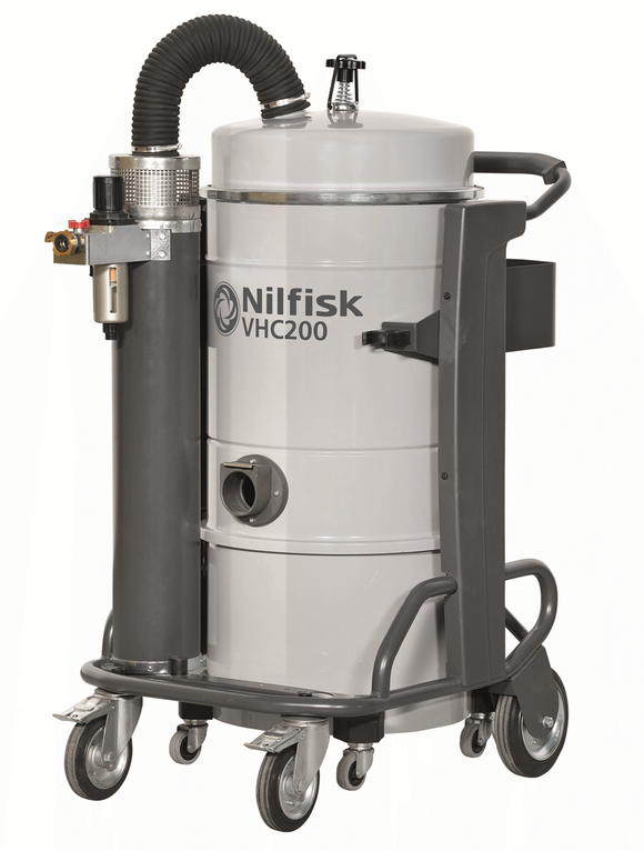 Nilfisk VHC Exp - Industrial Vacuum Cleaner - Compr Air HEPA SS Vac - 3-VHC200/50DAXXX