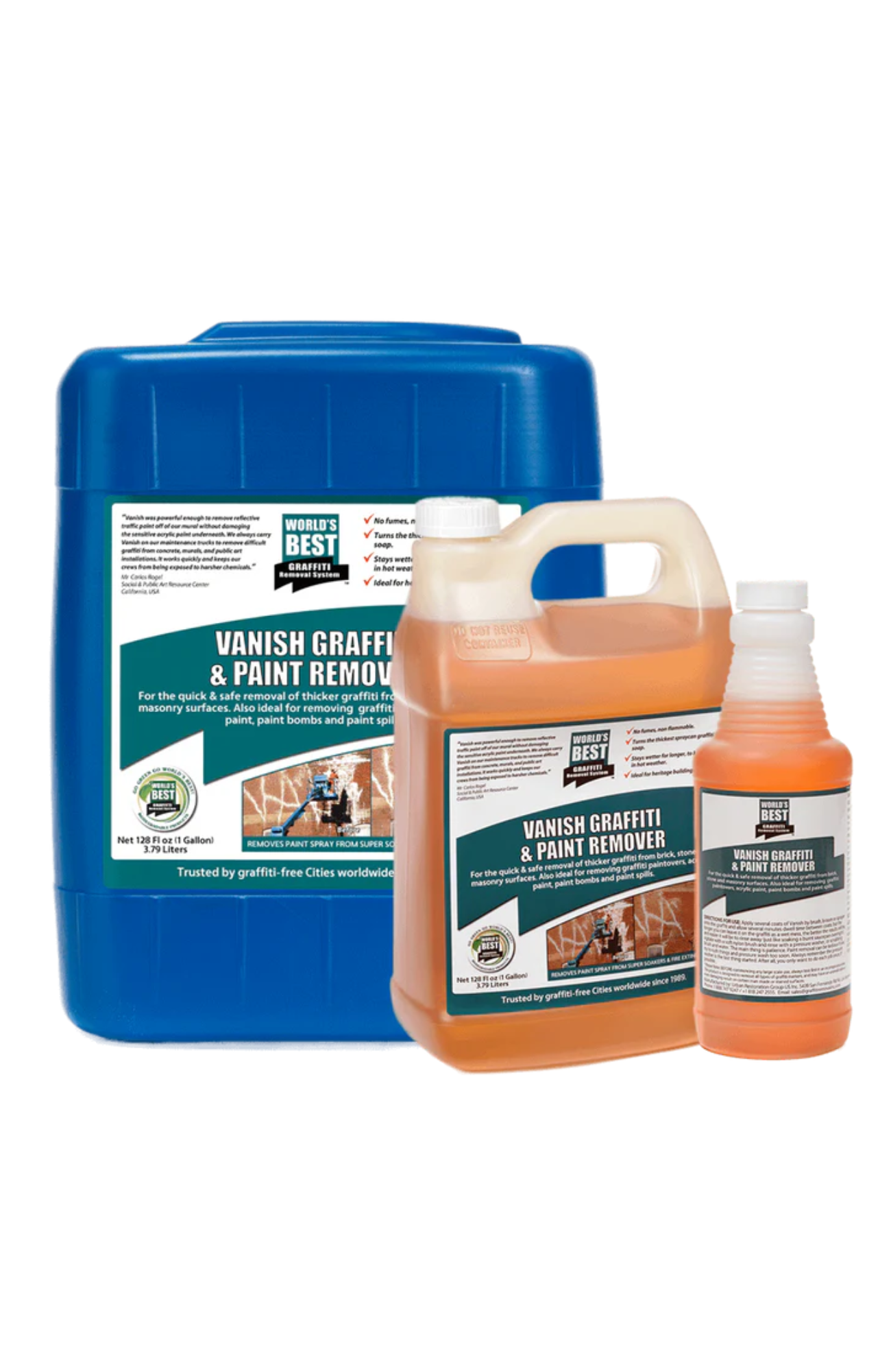 World's Best Graffiti Vanish Graffiti & Paint Remover (You Choose)