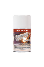 Zenex 491113 Neutrazen Cinnamon Metered Air Freshener can, warm cinnamon-scented dry spray with ORDENONE® odor neutralizer, VOC compliant, long-lasting deodorization for up to 40 days.
